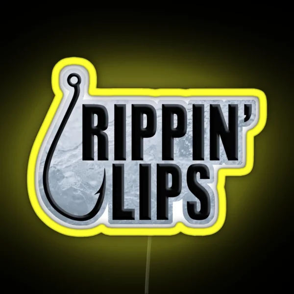 Rippin Lips II RGB Neon Sign