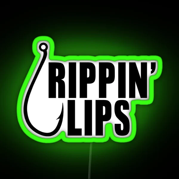 Rippin Lips RGB Neon Sign