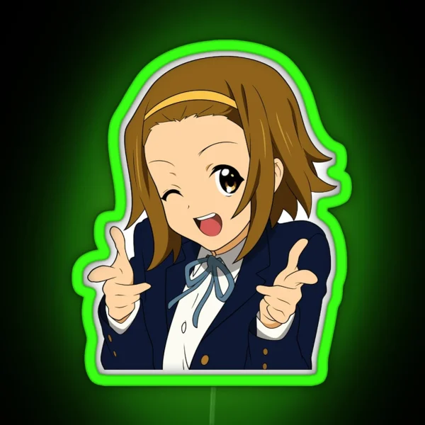 Ritsu Tainaka K On RGB Neon Sign