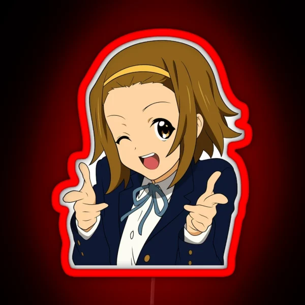 Ritsu Tainaka K On RGB Neon Sign