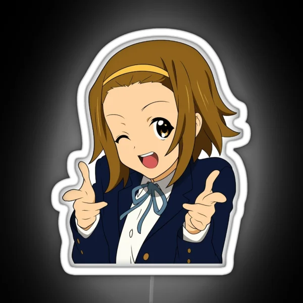 Ritsu Tainaka K On RGB Neon Sign