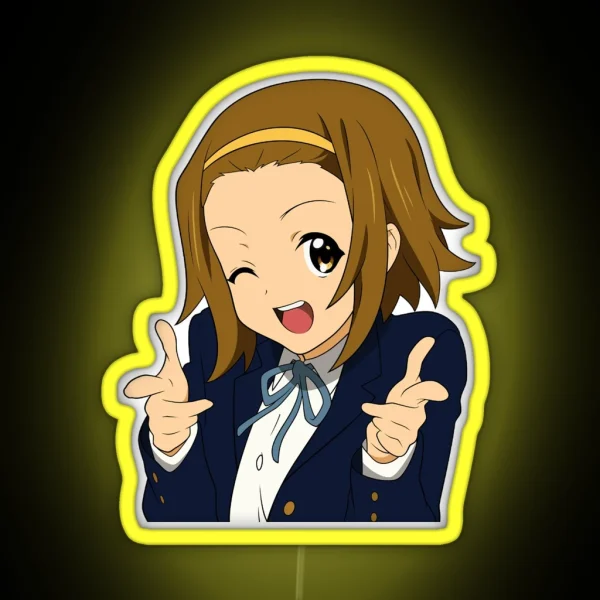 Ritsu Tainaka K On RGB Neon Sign