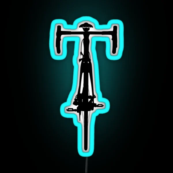 Road Bike Bicycle RGB Neon Sign