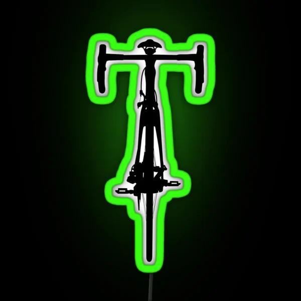 Road Bike Bicycle RGB Neon Sign