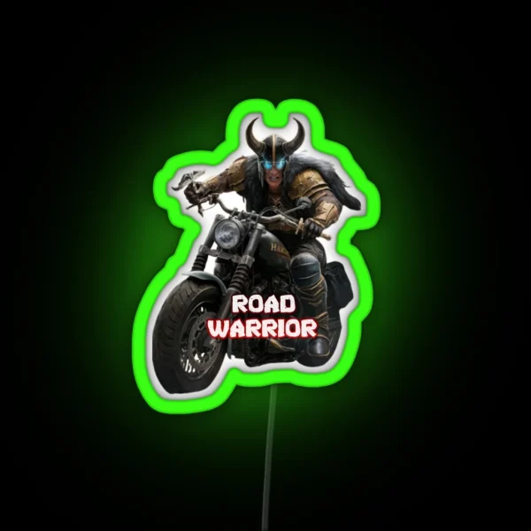 Road Warrior RGB Neon Sign