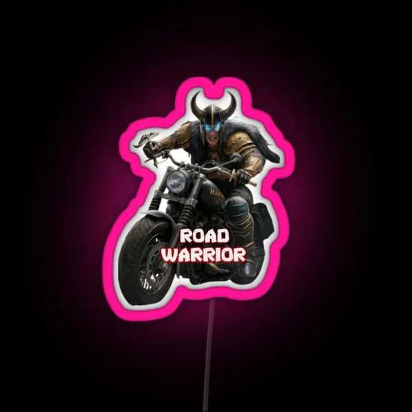 Road Warrior RGB Neon Sign