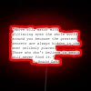 Roald Dahl Those Who Don T Believe In Magic Will Never Find It Quote RGB Neon Sign - Image 2
