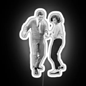 Rob And Laura Petrie Dancing RGB Neon Sign