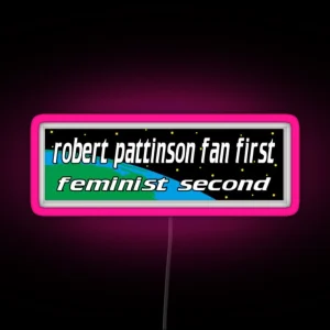 Robert Pattinson Fan RGB Neon Sign