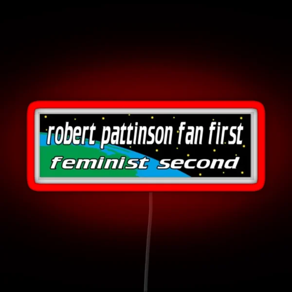 Robert Pattinson Fan RGB Neon Sign