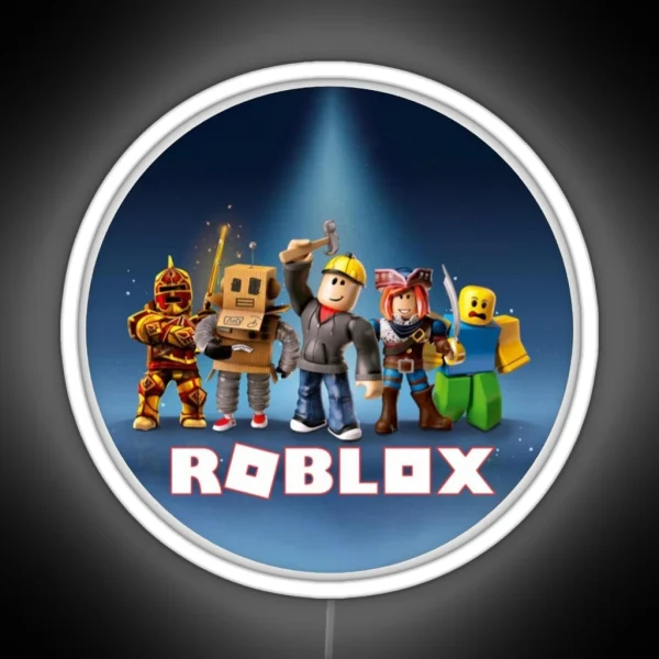 Roblox All Characters RGB Neon Sign