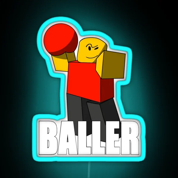 Roblox BALLER RGB Neon Sign