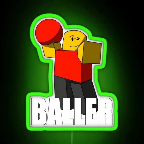 Roblox BALLER RGB Neon Sign
