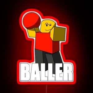 Roblox BALLER RGB Neon Sign