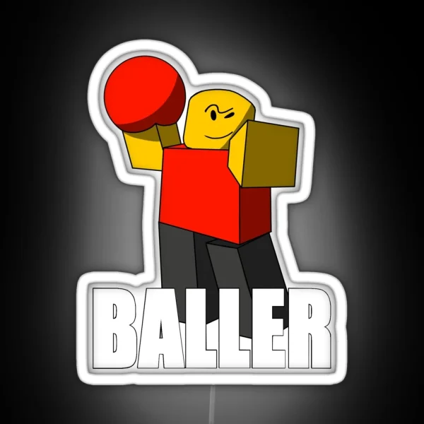 Roblox BALLER RGB Neon Sign