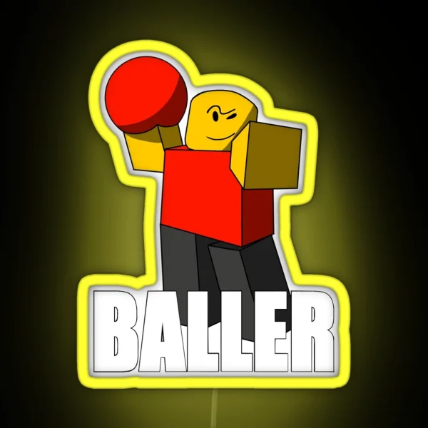 Roblox BALLER RGB Neon Sign