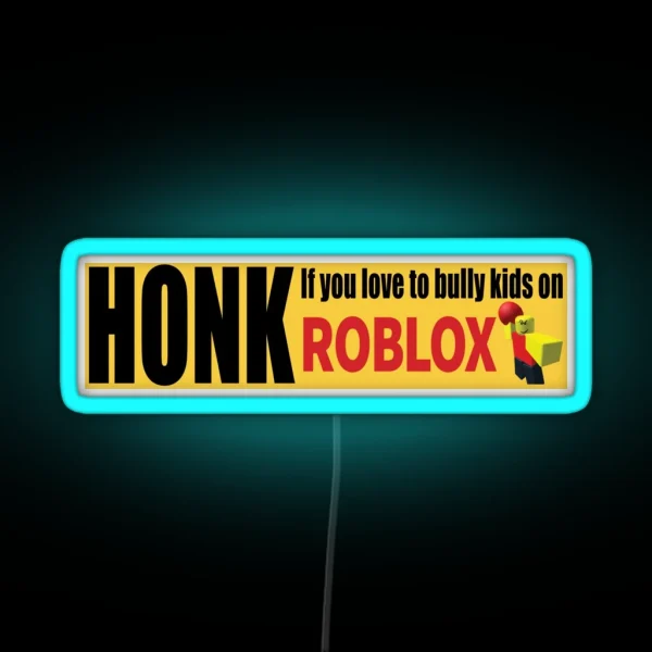 Roblox Bumper RGB Neon Sign