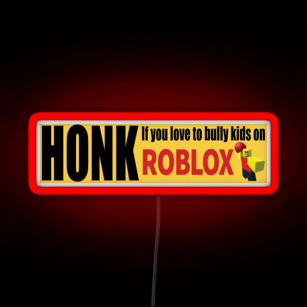 Roblox Bumper RGB Neon Sign