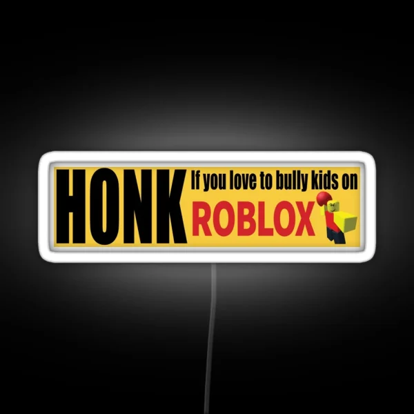 Roblox Bumper RGB Neon Sign