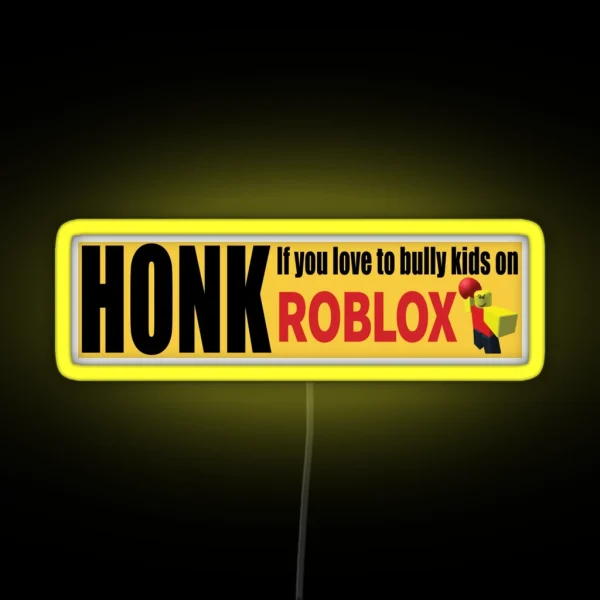 Roblox Bumper RGB Neon Sign