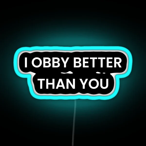 Roblox OBBY RGB Neon Sign