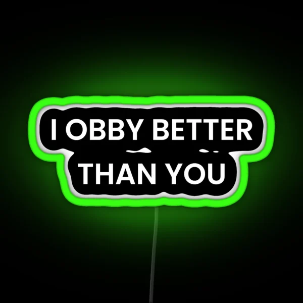 Roblox OBBY RGB Neon Sign