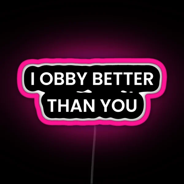 Roblox OBBY RGB Neon Sign