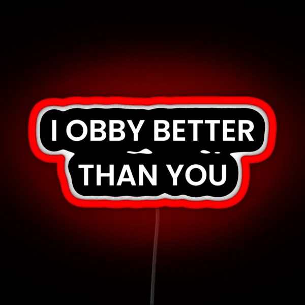 Roblox OBBY RGB Neon Sign