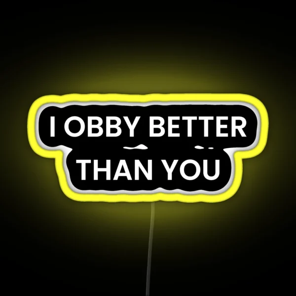 Roblox OBBY RGB Neon Sign