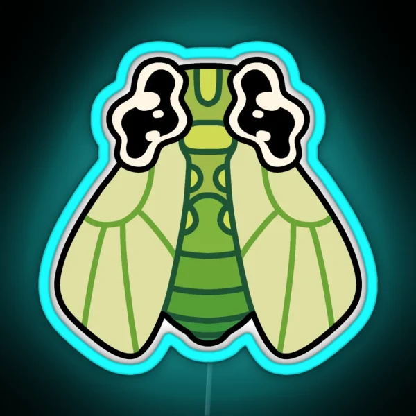 Robust Cicada RGB Neon Sign
