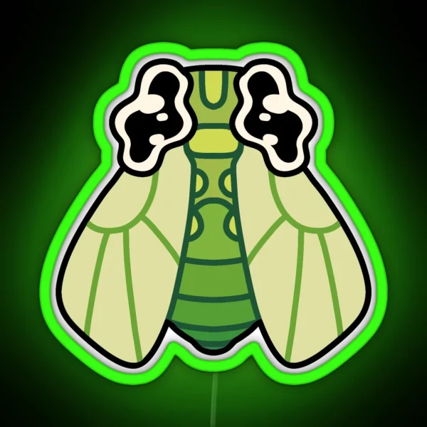 Robust Cicada RGB Neon Sign