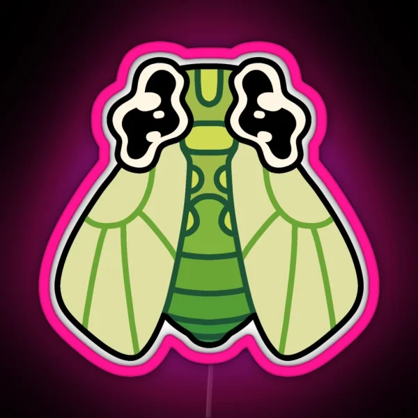 Robust Cicada RGB Neon Sign