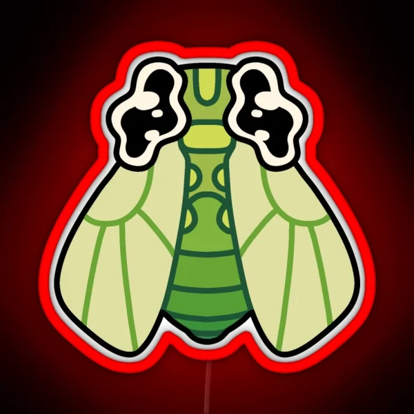 Robust Cicada RGB Neon Sign