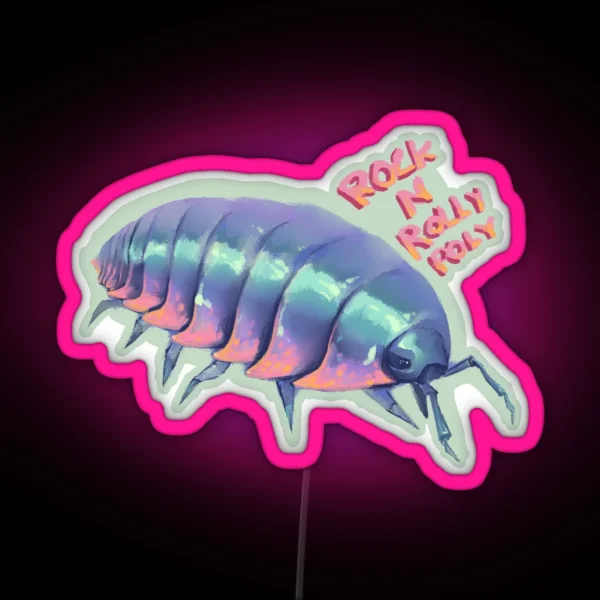 Rock N Rolly Poly RGB Neon Sign