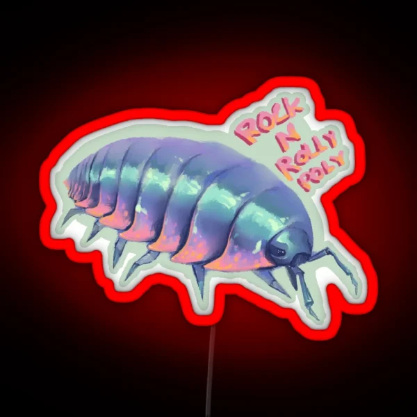 Rock N Rolly Poly RGB Neon Sign