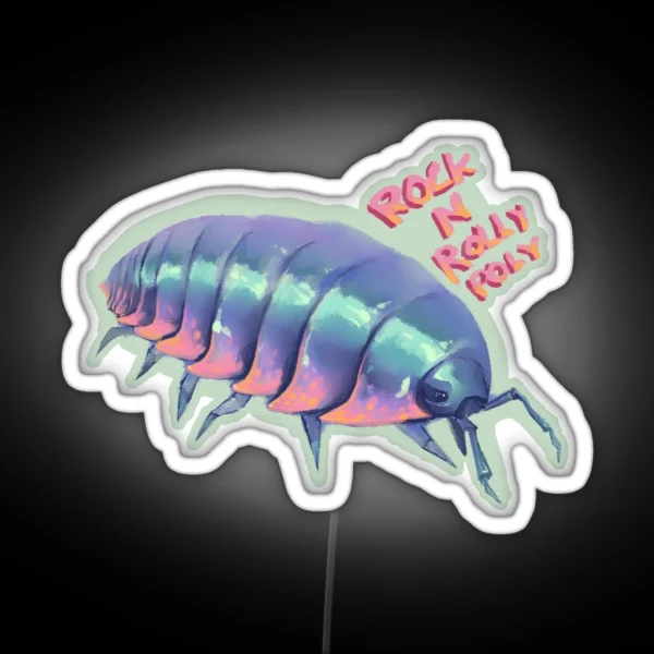 Rock N Rolly Poly RGB Neon Sign