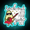 Rock Out With Your Guac Out RGB Neon Sign - Image 2
