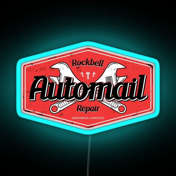 Rockbell Automail Repair RGB Neon Sign