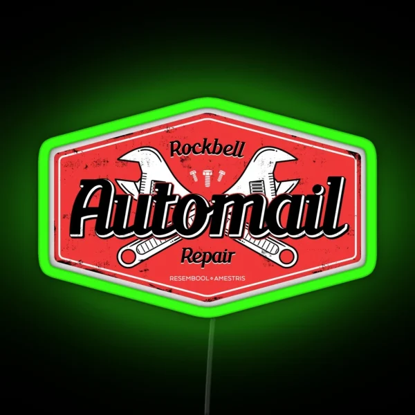 Rockbell Automail Repair RGB Neon Sign