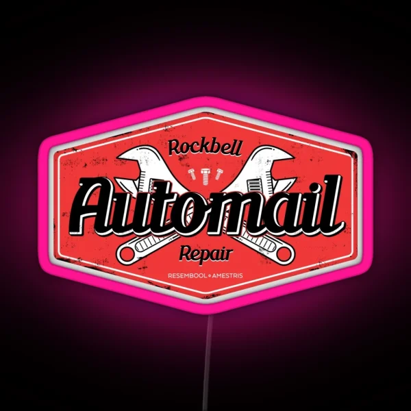 Rockbell Automail Repair RGB Neon Sign