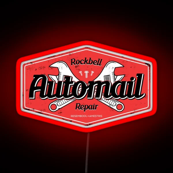 Rockbell Automail Repair RGB Neon Sign