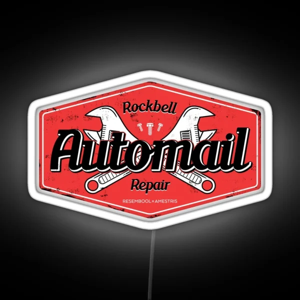Rockbell Automail Repair RGB Neon Sign