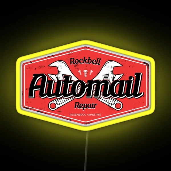 Rockbell Automail Repair RGB Neon Sign