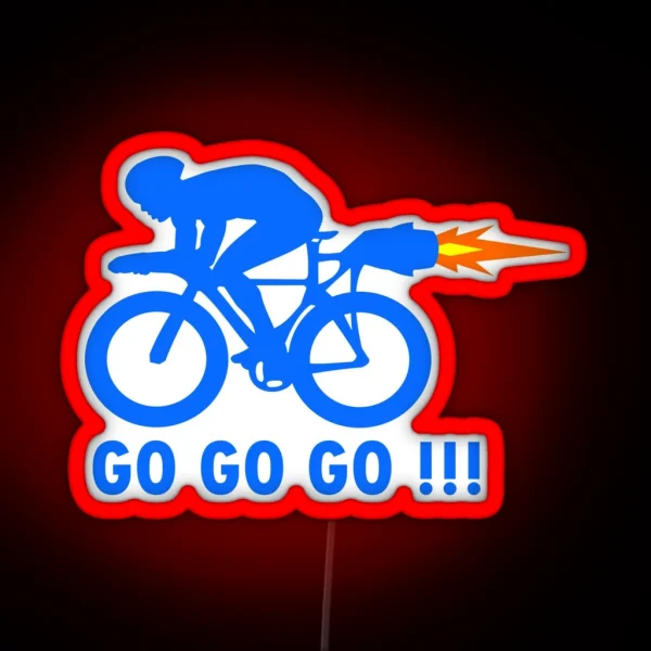 Rocket Bike RGB Neon Sign