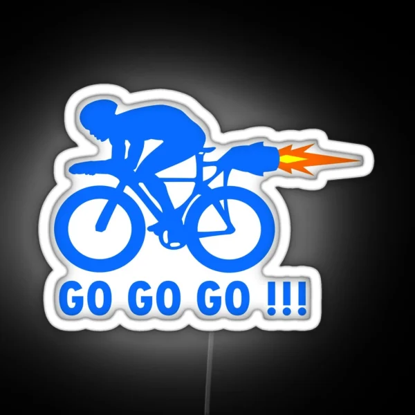 Rocket Bike RGB Neon Sign
