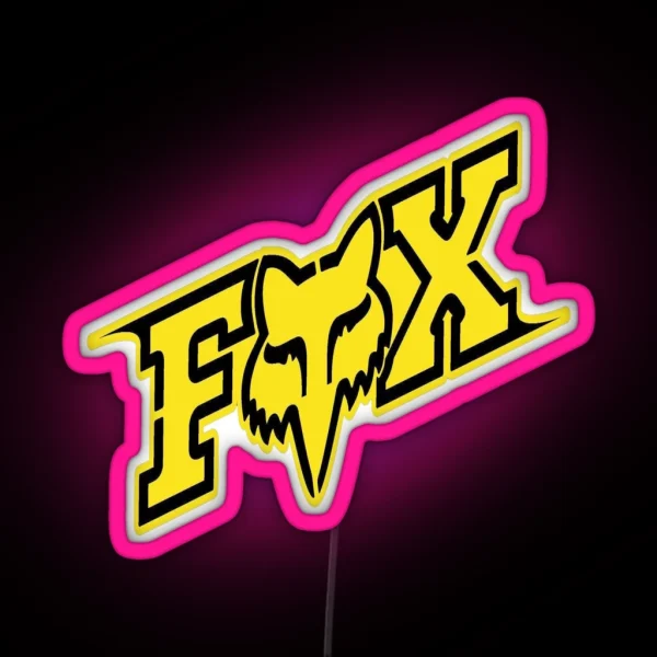 Rockstar Fox RGB Neon Sign