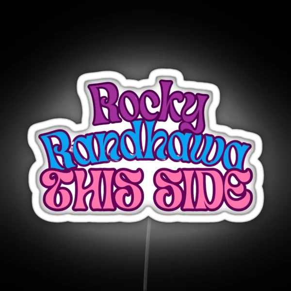 Rocky Randhawa This Side From Rocky Aur Rani RGB Neon Sign