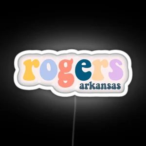 Rogers Arkansas RGB Neon Sign