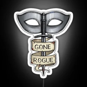 Rogue Gone Rogue RGB Neon Sign