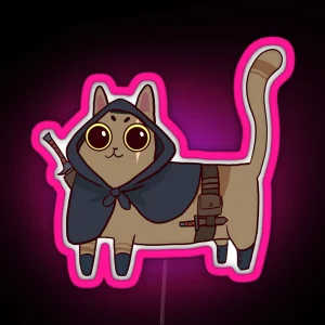 Rogue Meow RGB Neon Sign